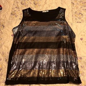 Cato Sequin Top